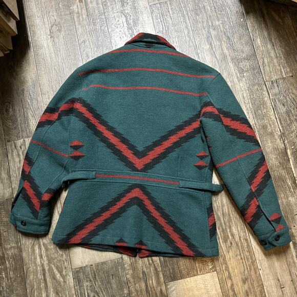 RALPH LAUREN COUTRY AZTEC DRY GOODS Wool Blend JACKET SZ M Women's USA RARE VTG - Picture 5 of 8